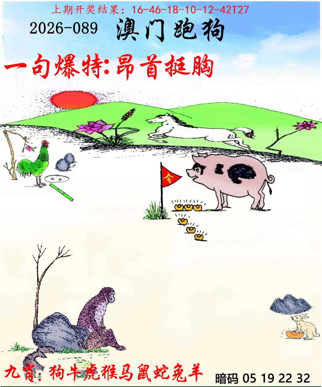 089期另版跑狗[图]